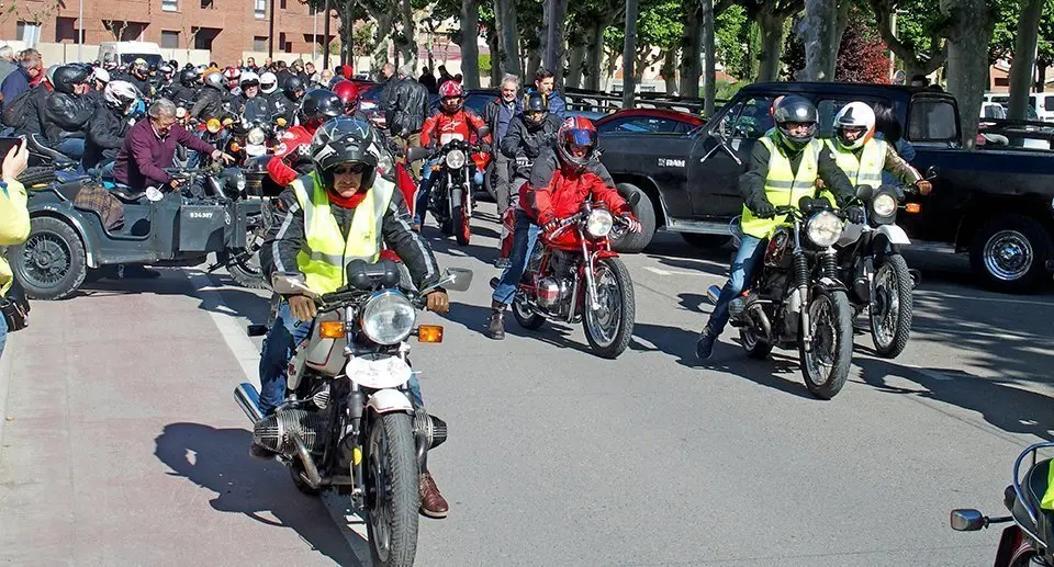 Trobada de Motos Clàssiques en el marc de la Fira Exploclàssic de Mollerussa