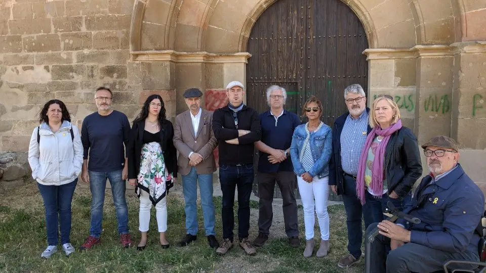 Acte rebuig pintades Santa Maria de les Franqueses Balaguer