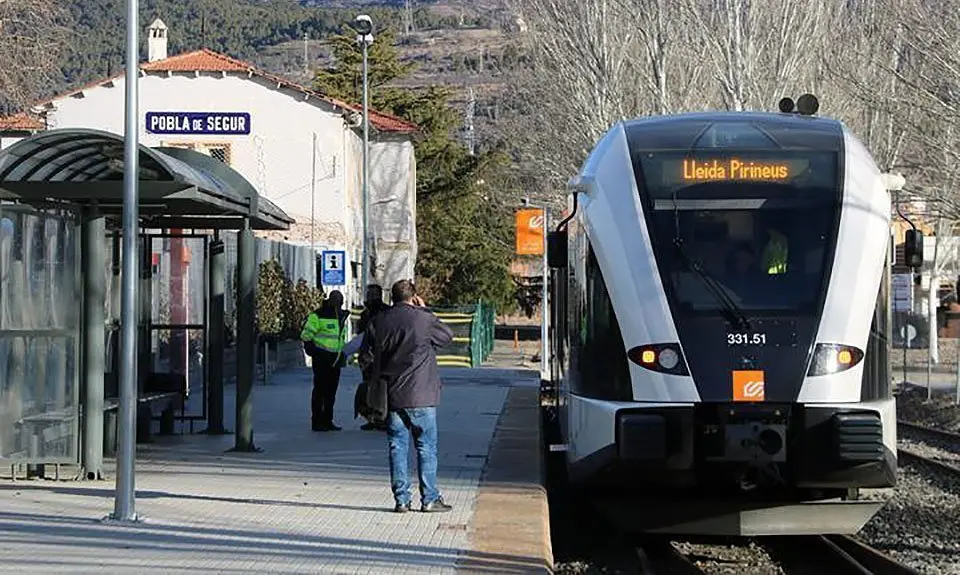 Tren de la Pobla de Segur a  Balaguer 2