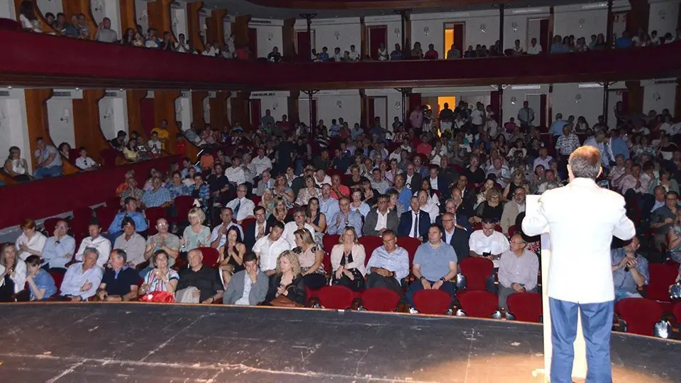 El homenatjats en l'acte del Centenari del CFJ Mollerussa 3