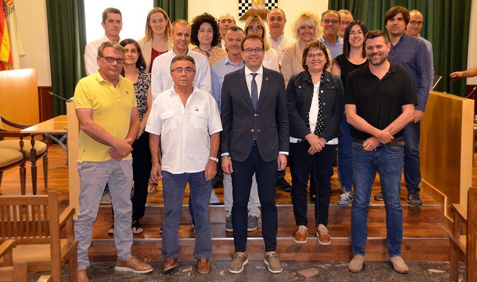 Els membres de la corporació municipal de Mollerussa del mandat 2015-2019