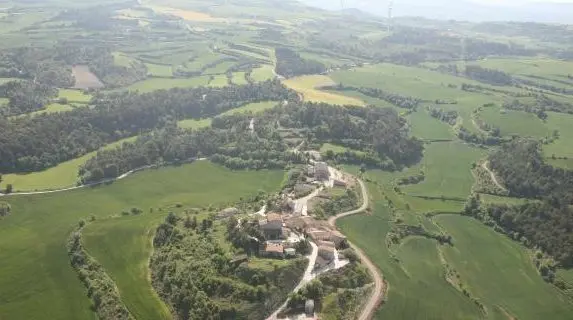 Vista aèria de la Vall del Corb - Cedida