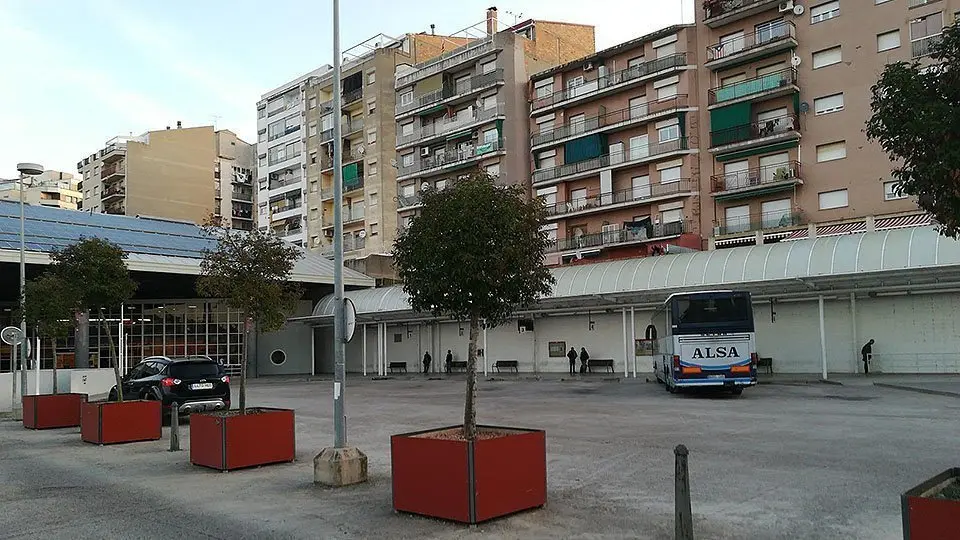 Actual estació d&#39;autobusos de Tàrrega