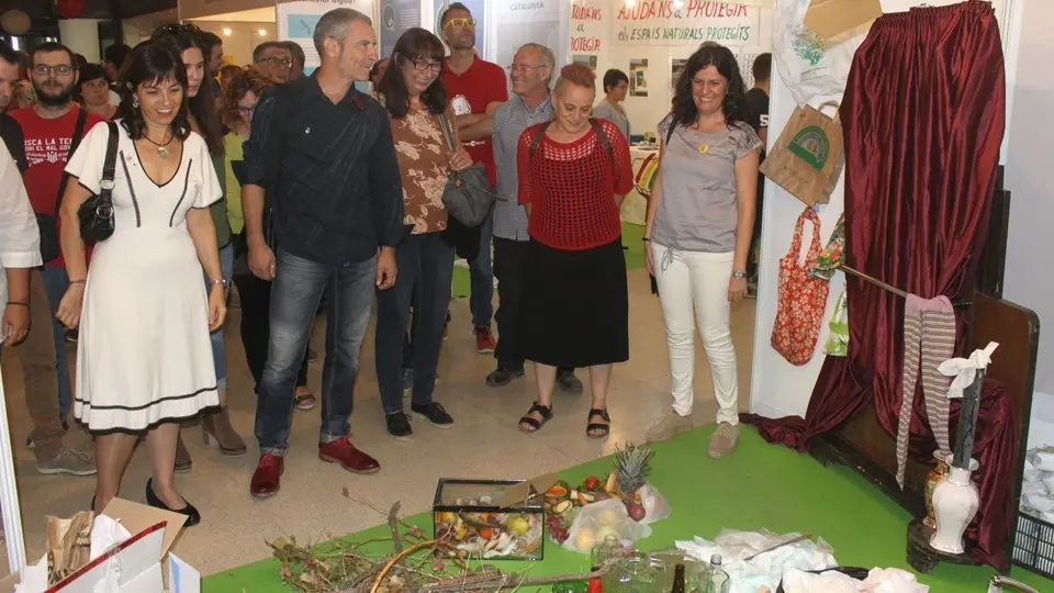 Visita de l&#39;alcaldessa Alba Pijuan, i de les autoritats a la  Fira del Medi Ambient de Tàrrega