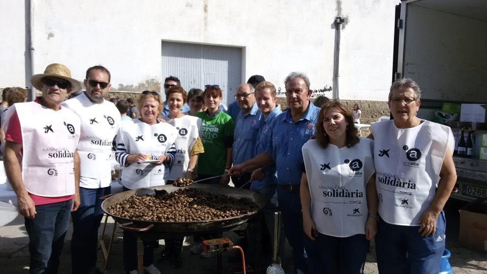 Caragolada solidària en benefici del Grup Alba a Agramunt
