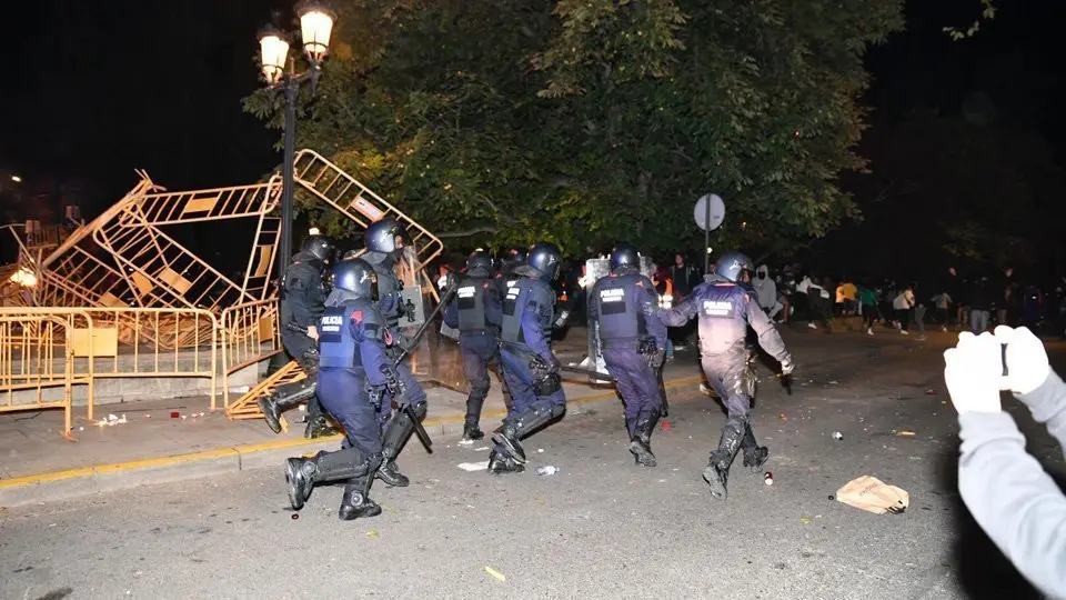 Càrregues de la Policia a Lleida