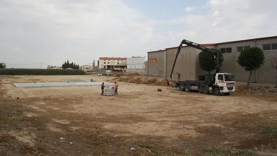 Inici obres pista de Pàdel a Vila-sana