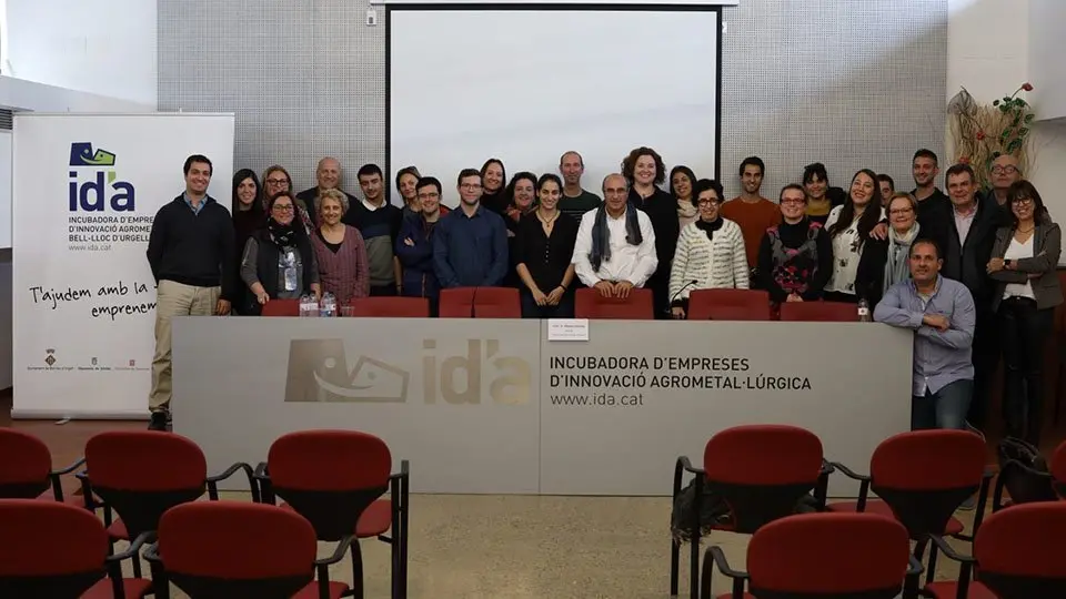 Participants en la Jornada d'emprenedoria a l'Ida de Bell-lloc