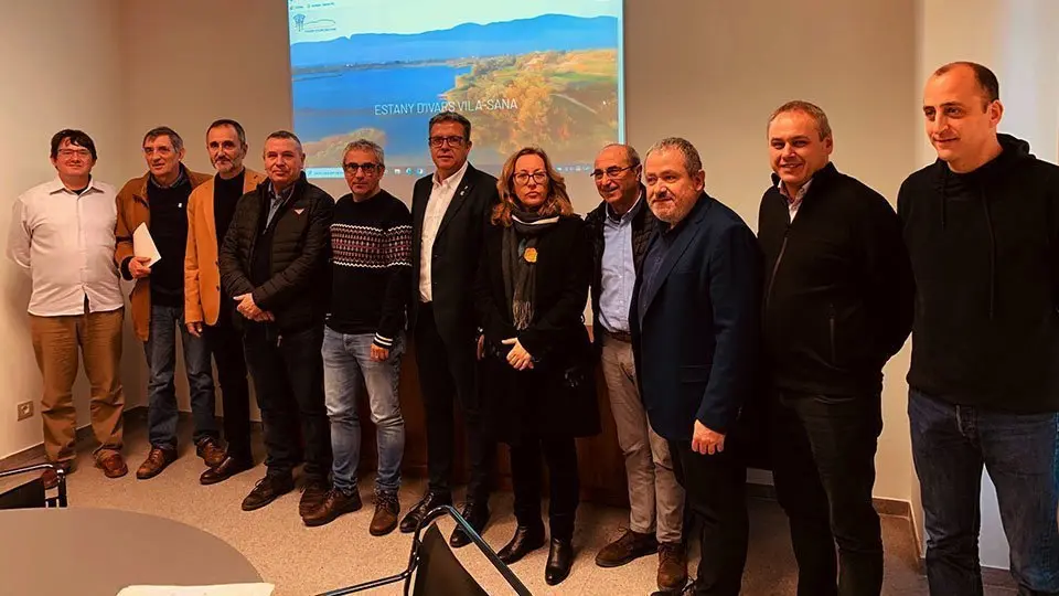 Representants del Consorci de l'Estany d'Ivars i Vila-sana