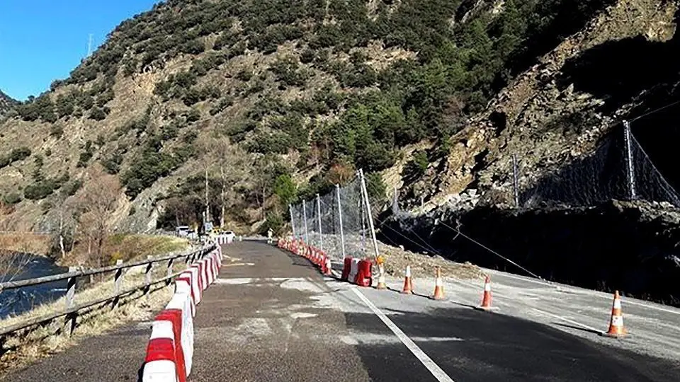 Carretera C13 entre Rialp i Llavorsí