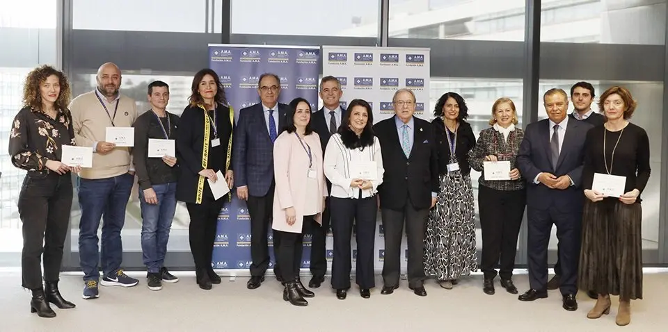 Els premiats per la Fundación AMA