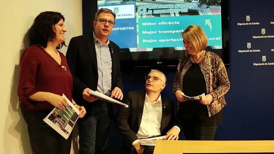 Mercè Carulla, Joan Talarn, Jordi Latorre i Rosa Pujol