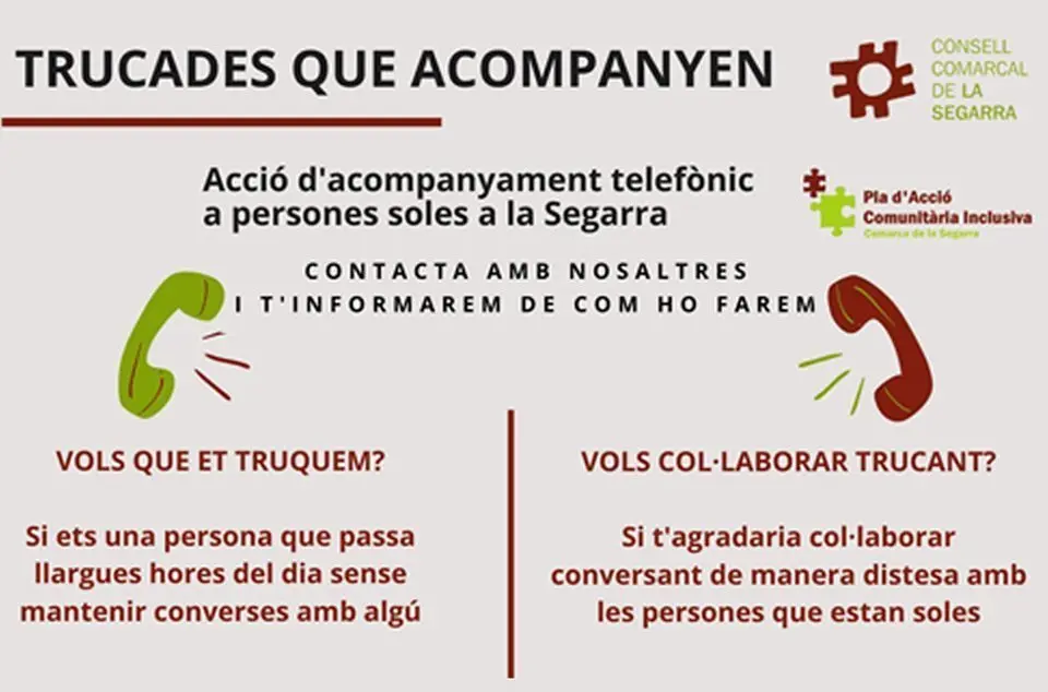 TRUCADES QUE ACOMPANYEN 