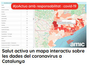 Mapa interactiu afectació coronavirus