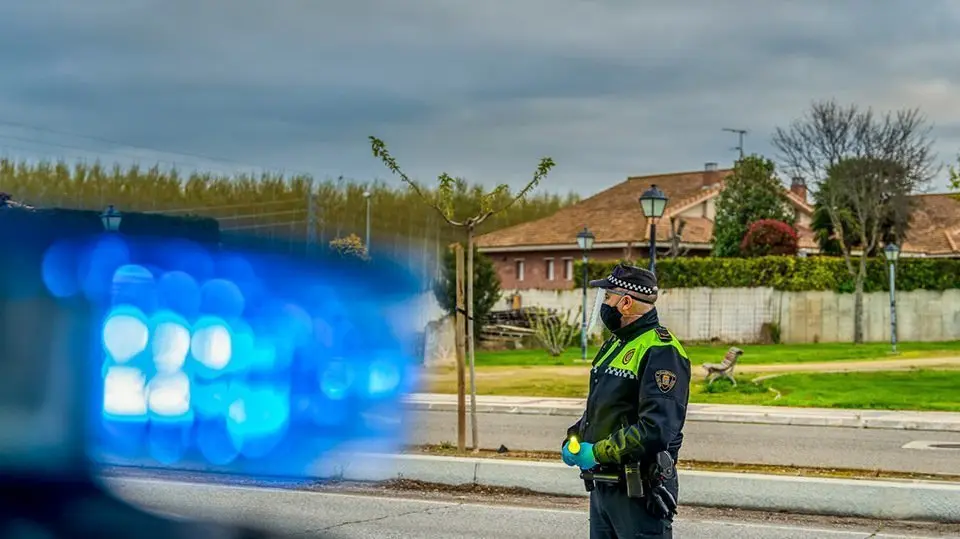 Un control de la Policia Local de Mollerussa