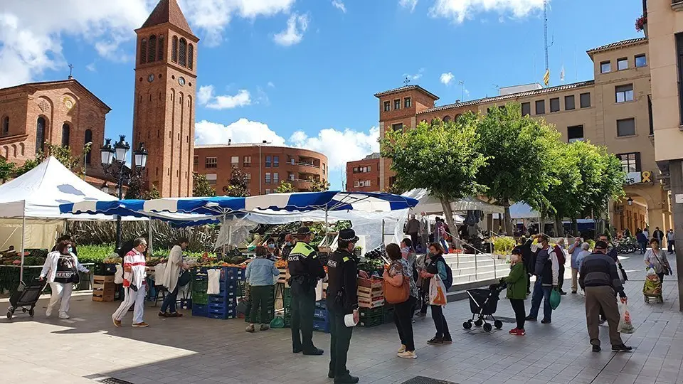 Mercat setmanal a Mollerussa