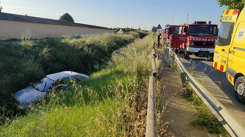 Accident a la cèquia del Canal al Palau d'Anglesola