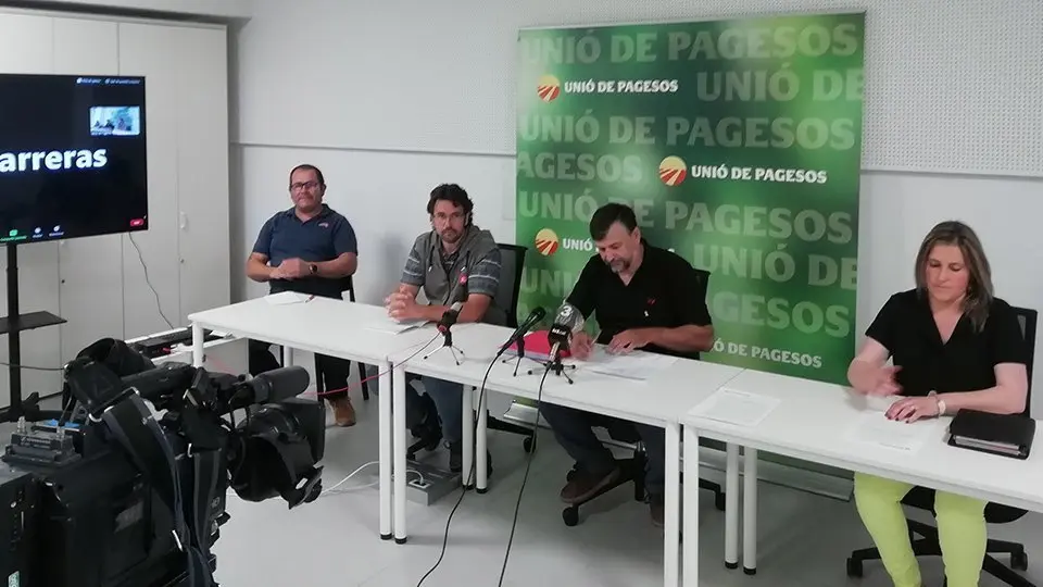 Roda premsa Unió de Pagesos