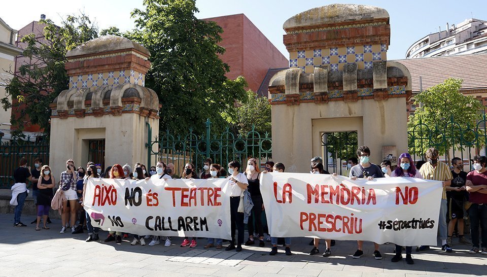 Concentrades contra els abusos sexuals a Lleida