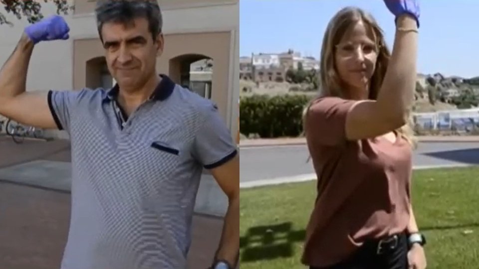 Imatges del vídeo del CC. Garrigues per la campanya 'Posa't el Guant'