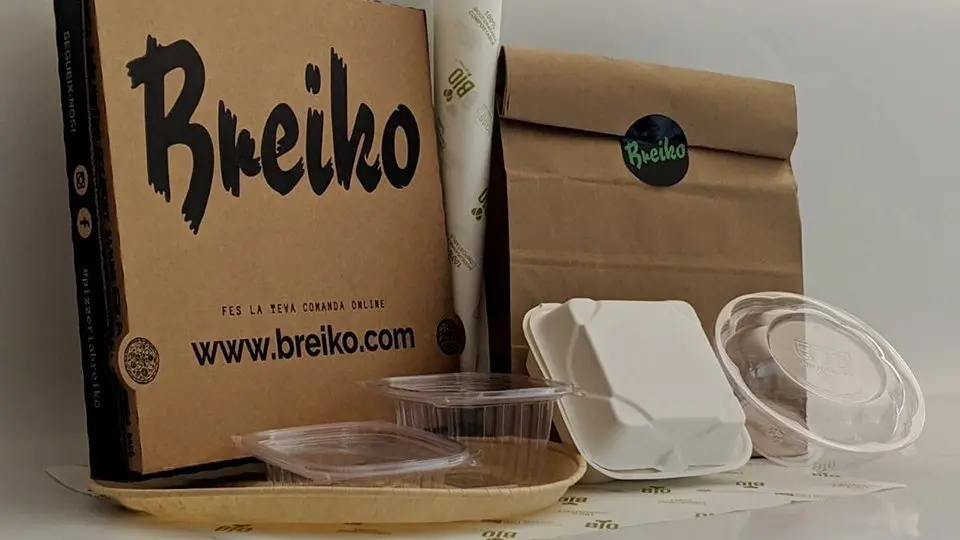 Els nous envasos compostables de Pizzeria Breiko