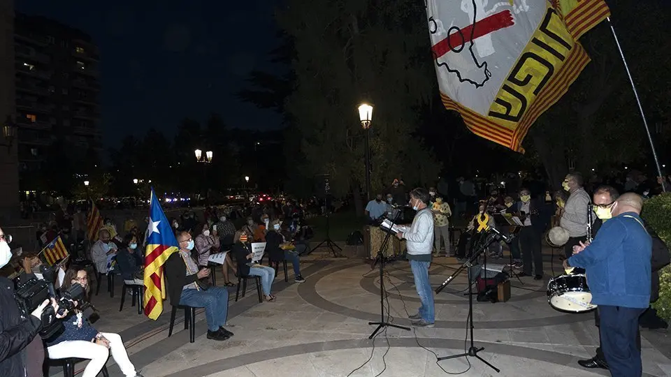 Concentració en suport al president Quim Torra a Lleida Portada 2