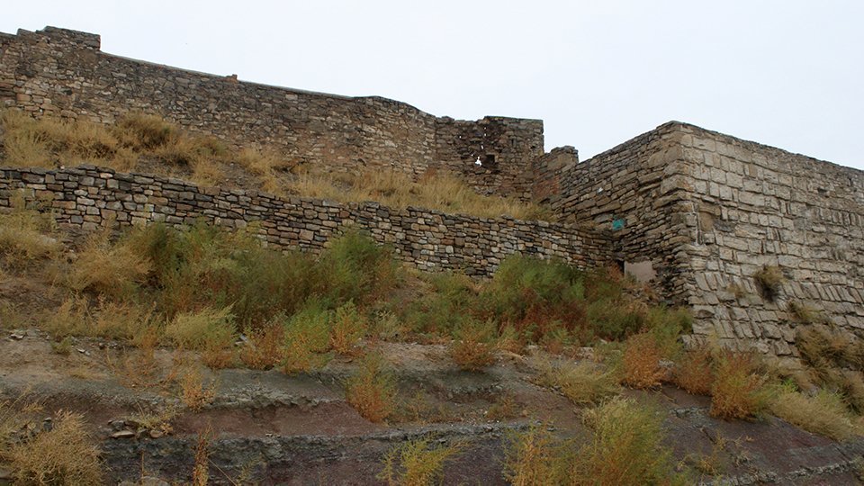 Mur sud del Castell de Tàrrega, que serà objecte de restauració