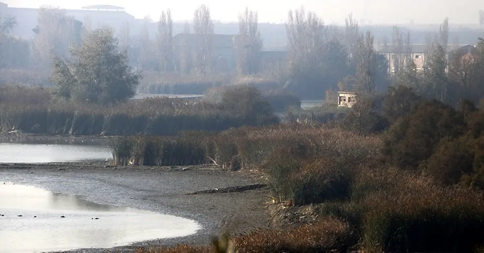 Imatge de l'Estany i la superfície buidada @ACN