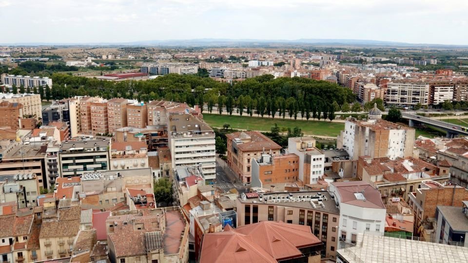 Vista general de la ciutat de Lleida des de la Seu Vella. Imatge del 24 de juliol de 2020 - laura cortés