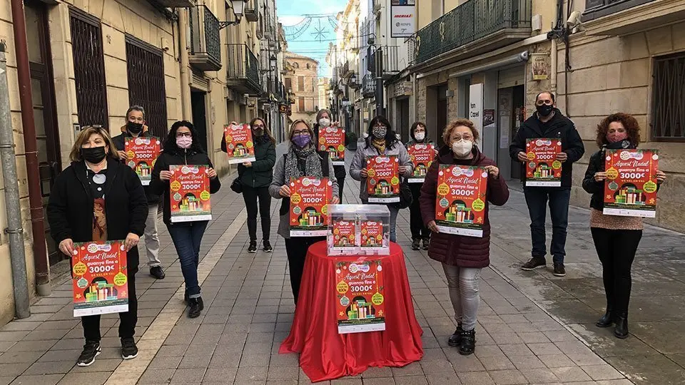 Presentació de la campanya Nadal 2020, de l'Agrupació de Comerciants de les Borges