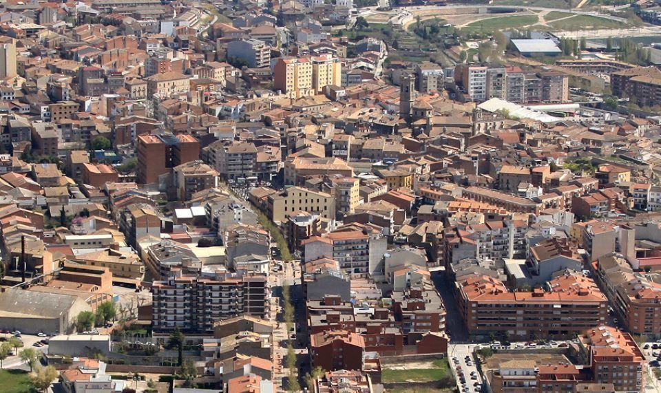 IMATGE D'ARXIU · Vista general del nucli urbà de Tàrrega - Ajuntament de Tàrrega