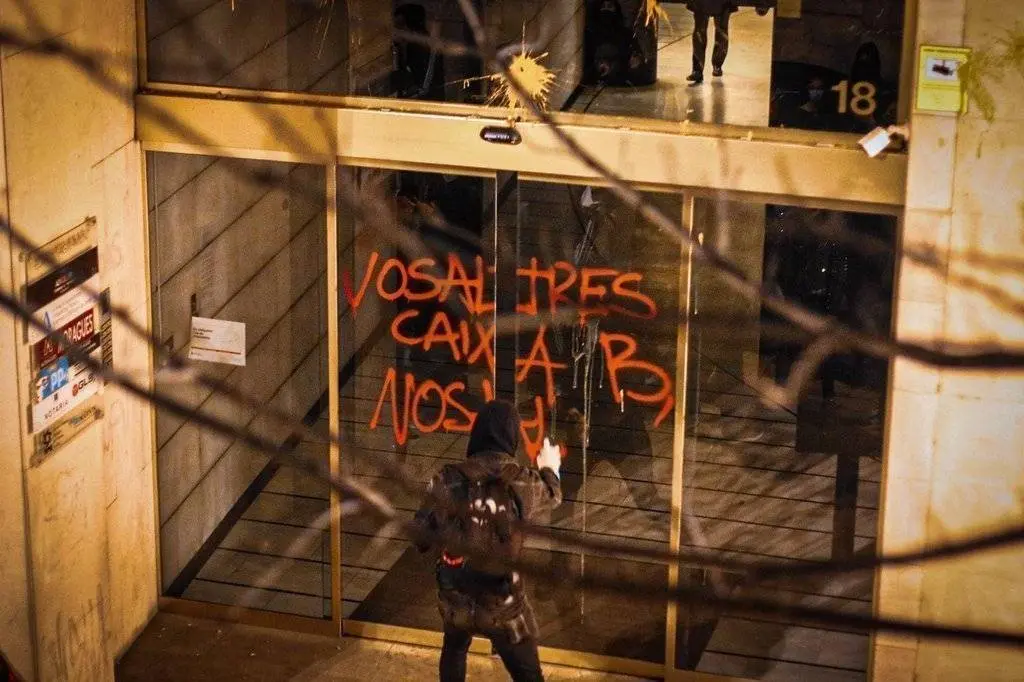 Protesta manifestació 16F Lleida Pablo Hasél - Eduard Subirats Ferré