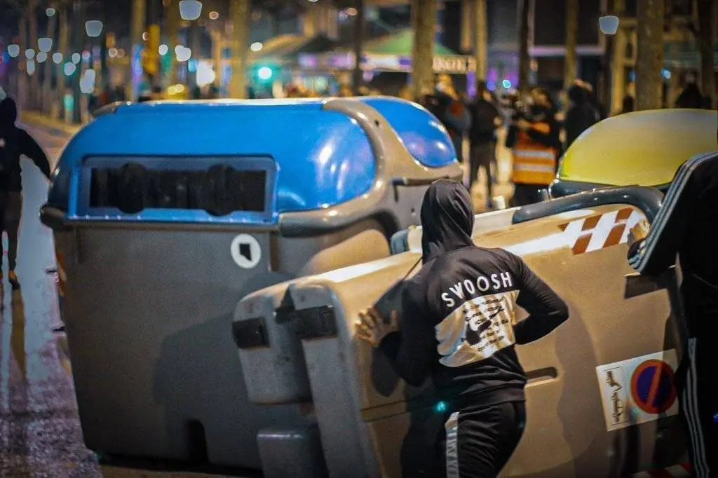 Protesta manifestació 16F Lleida Pablo Hasél - Eduard Subirats Ferré
