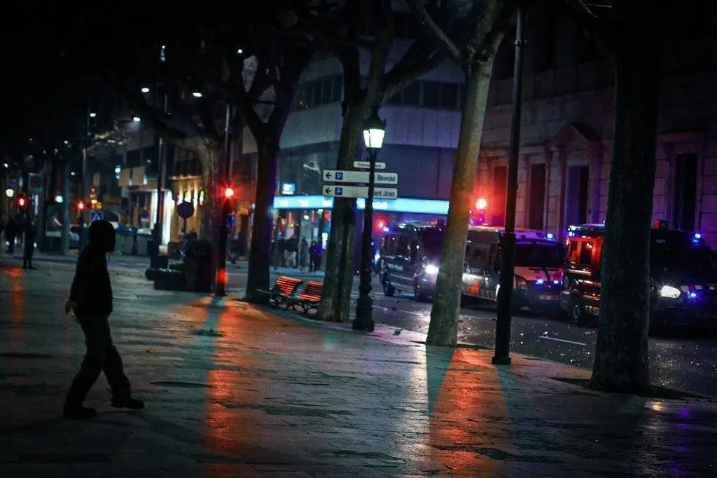 Protesta manifestació 16F Lleida Pablo Hasél - Eduard Subirats Ferré