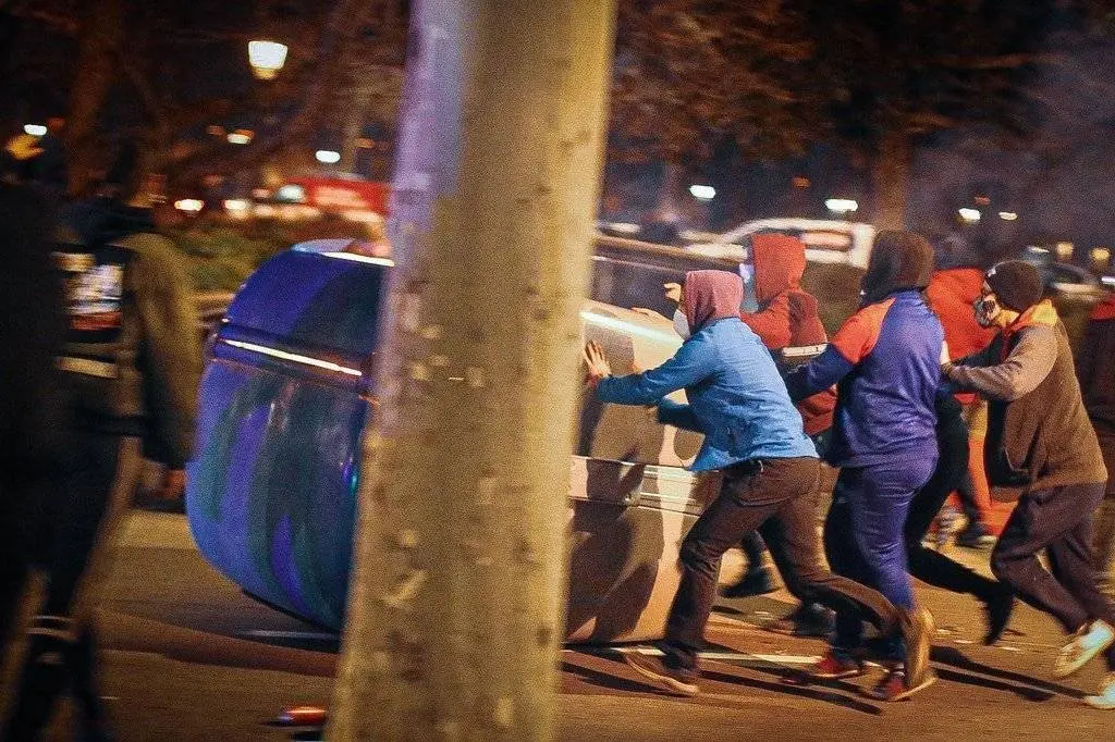 Protesta manifestació 16F Lleida Pablo Hasél - Eduard Subirats Ferré