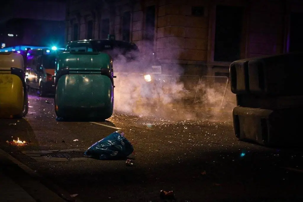 Protesta manifestació 16F Lleida Pablo Hasél - Eduard Subirats Ferré