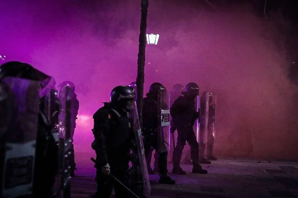 Protesta manifestació 16F Lleida Pablo Hasél - Eduard Subirats Ferré
