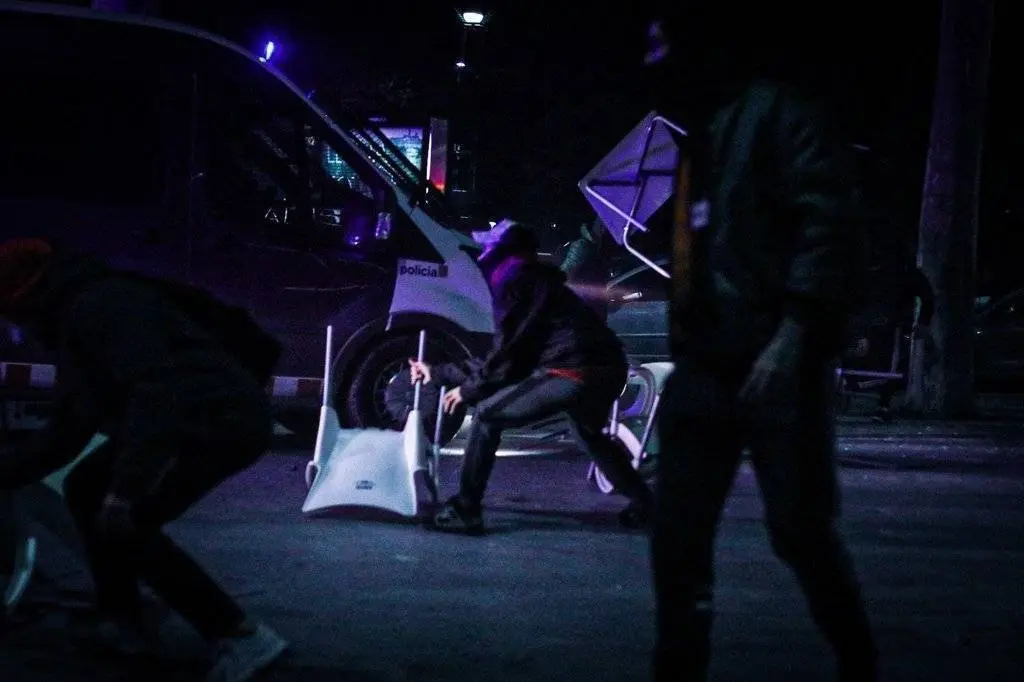 Protesta manifestació 16F Lleida Pablo Hasél - Eduard Subirats Ferré