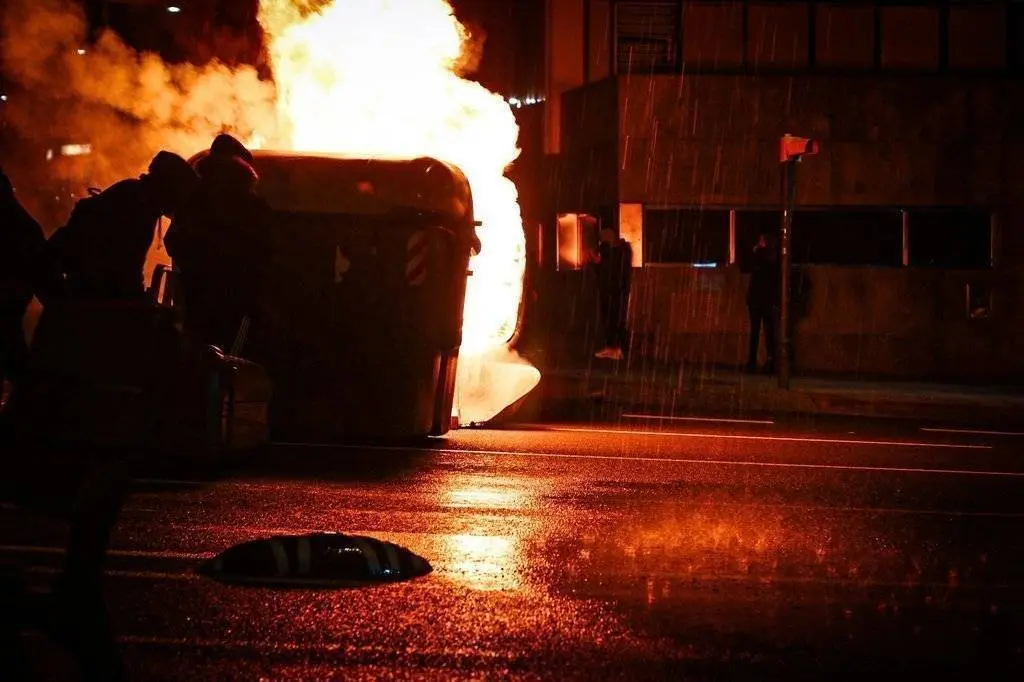 Protesta manifestació 16F Lleida Pablo Hasél - Eduard Subirats Ferré