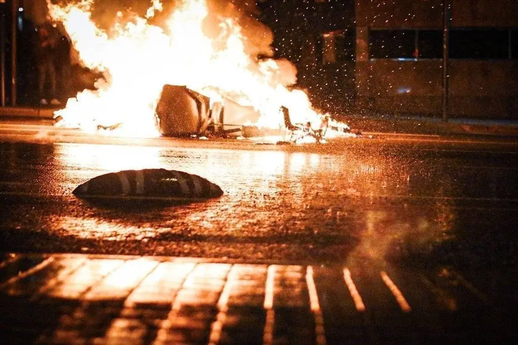 Protesta manifestació 16F Lleida Pablo Hasél - Eduard Subirats Ferré