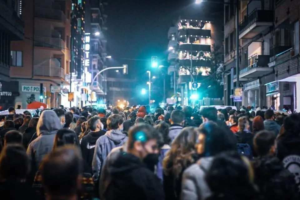 Segona nit de protestes de suport a Pablo Hasél a Lleida - Eduard Subirats Farré