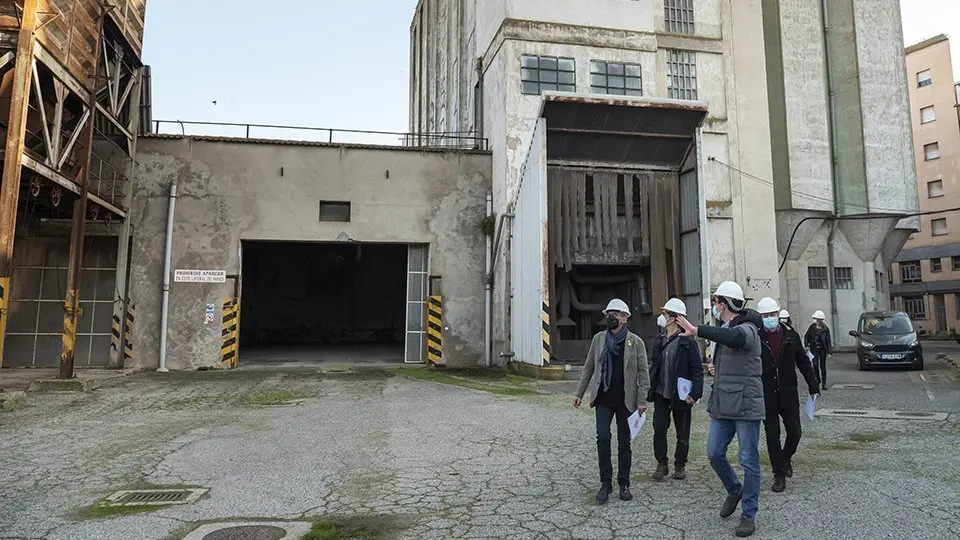 Visita als terrenys de la futura estació d'Autobusos @JaviMartín