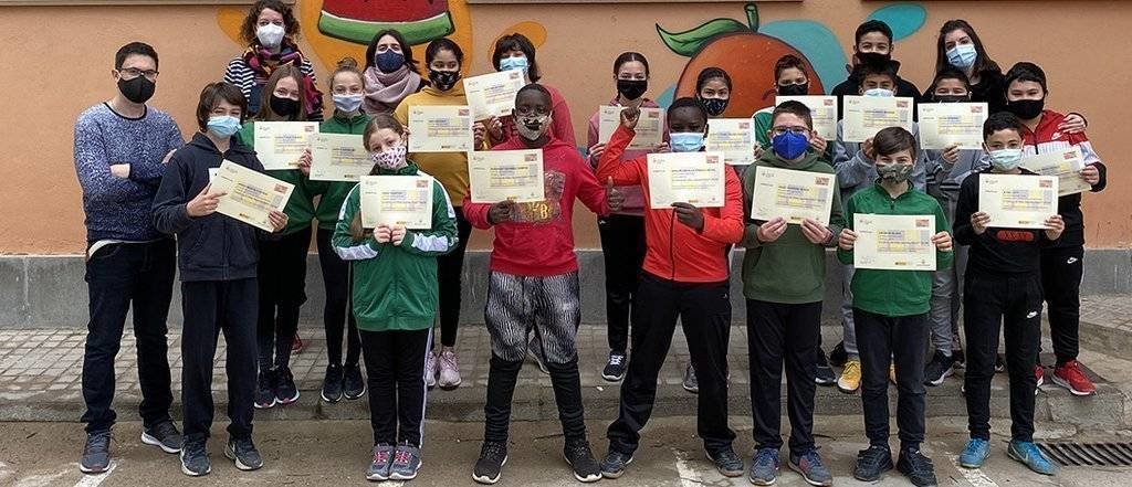 Els alumnes de sisé de l'escola Ignasi Peraire guanyadors del concurs Posa't en On