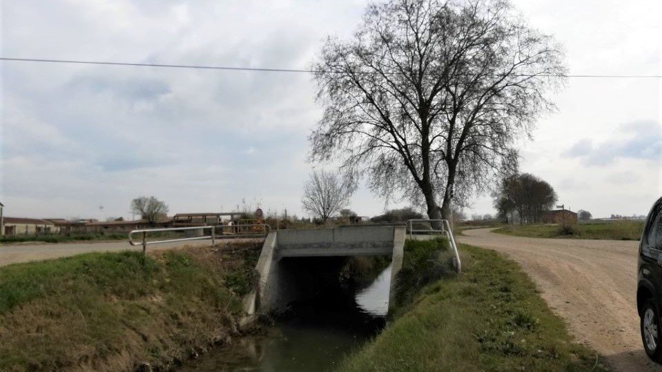 La segona sèquia del Canal d'Urgell al seu pas per Vallfogona de Balaguer - Foto: cedida per la Diputació de Lleida