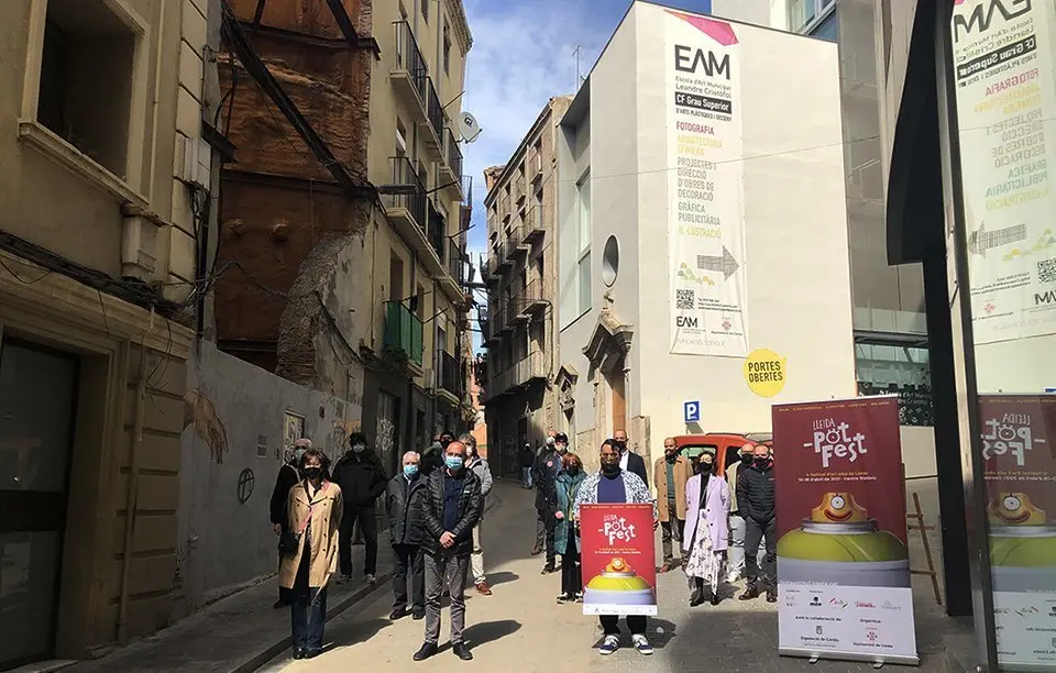 Presentació del festival d'art urbà Lleida _potFest @ajlleida