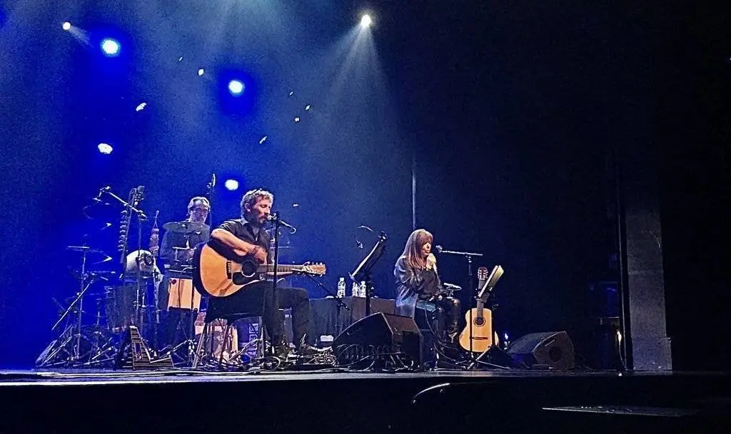 Maria del Mar Bonet i Borja Penalba al Teatre de Balaguer en el marc del festival Barnasants - Foto: cedida per la Paeria de Balaguer