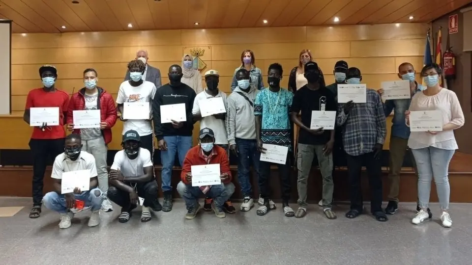 Finalització d'un curs d'alfabetització en llengua catalana a Térmens. Fotografia: Consell Comarcal de la Noguera.