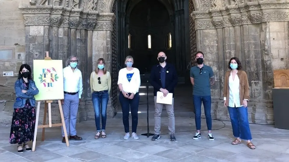 Presentació d''Estiu en viu' a la Seu Vella de Lleida.