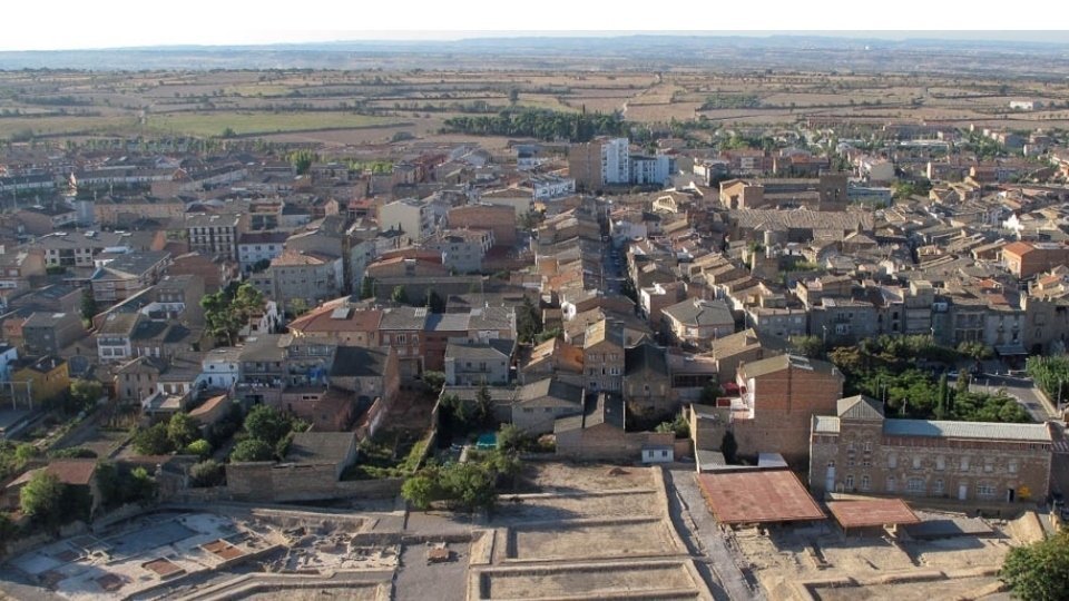 Vista del municipi de Guissona.