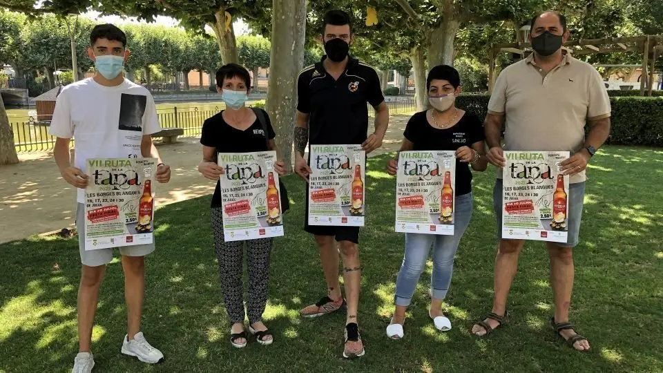 Una representació dels establiments participants a la Ruta de la Tapa-min - Foto: cedida per l'Ajuntament de les Borges Blanques